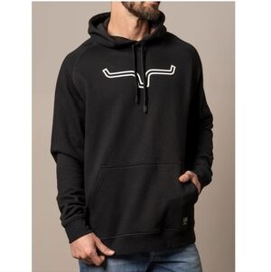 Kimes Ranch Black Hoodie Unisex Western Pullover Sweatshirt